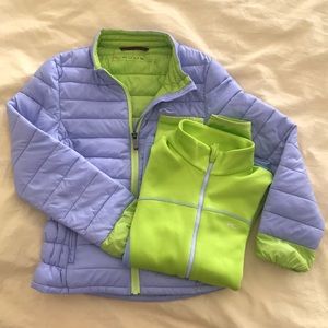 Ski jacket & fleece bundle